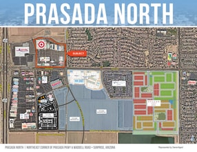 NEC Prasada Pkwy & Waddell Rd, Surprise, AZ - AERIAL  map view - Image1