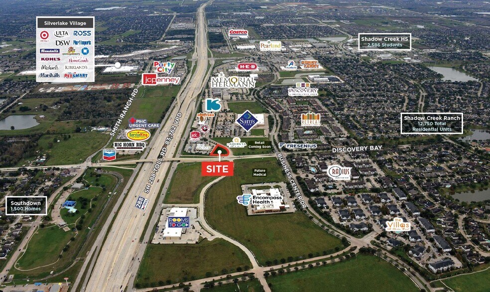 Hwy 288 & Discovery Bay Dr, Pearland, TX for sale - Aerial - Image 1 of 1
