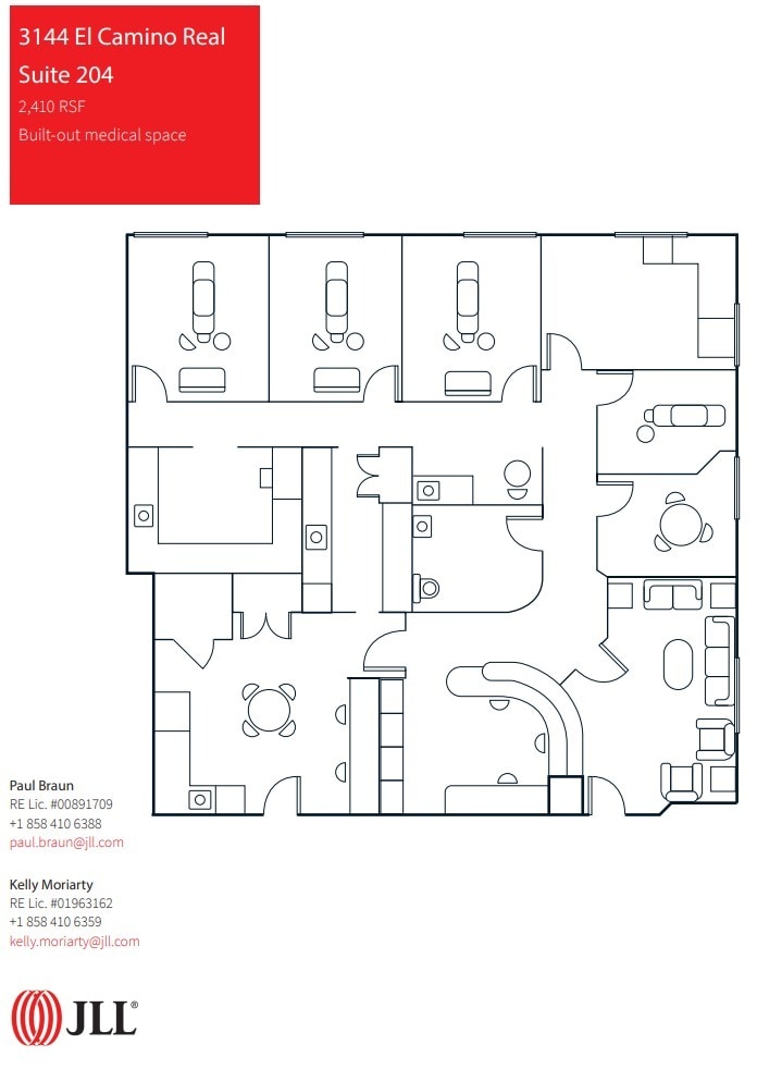 3144 El Camino Real, Carlsbad, CA for lease Floor Plan- Image 1 of 1