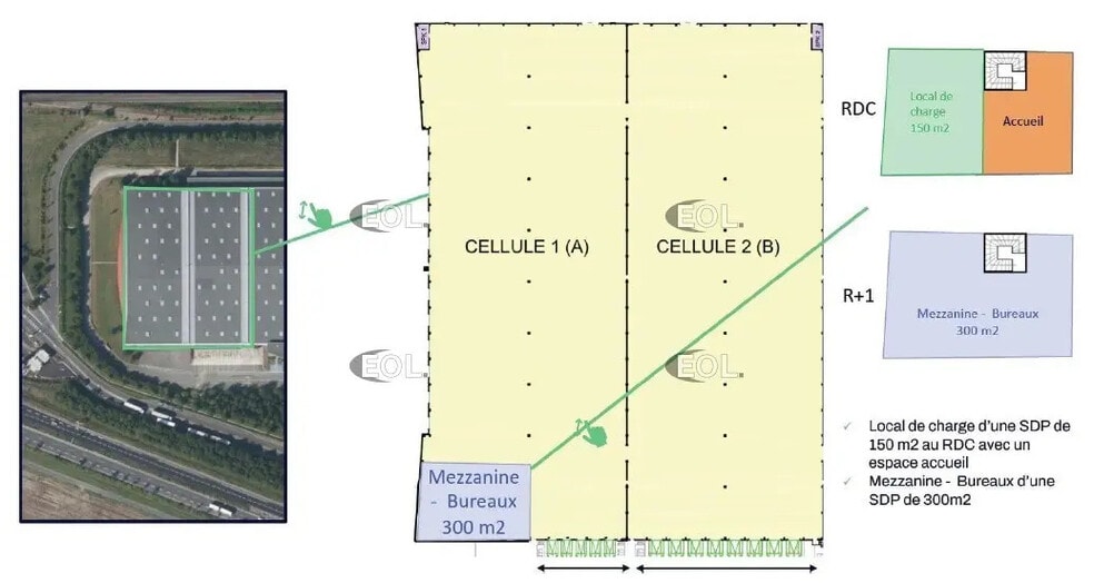 Industrial in Châtres for lease - Site Plan - Image 3 of 7