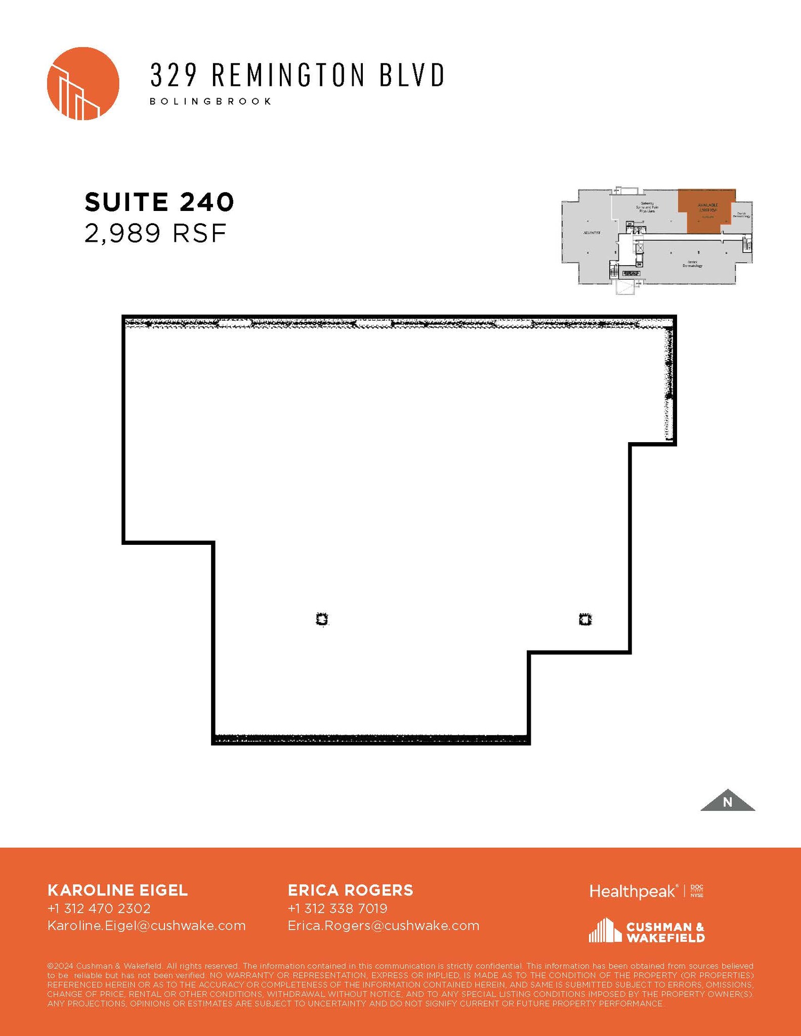 329 Remington Blvd, Bolingbrook, IL for lease Floor Plan- Image 1 of 1