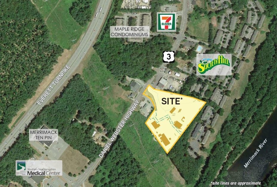 715A Daniel Webster Hwy, Merrimack, NH for sale Aerial- Image 1 of 1