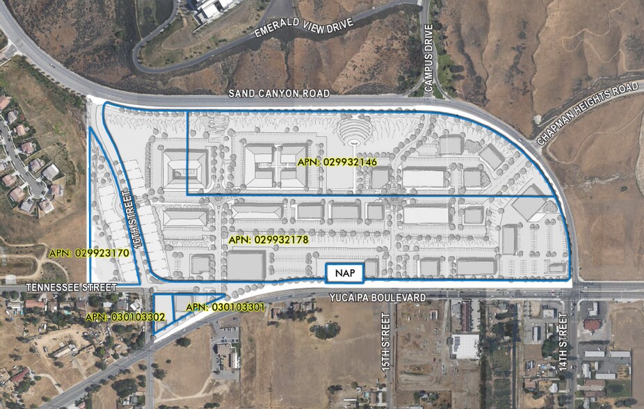 Sand Canyon rd, Yucaipa, CA for sale - Site Plan - Image 2 of 2