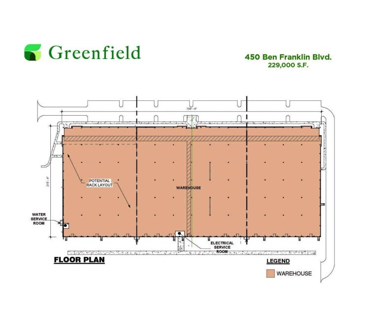 450 Ben Franklin Blvd, Lancaster, PA for lease Floor Plan- Image 1 of 1