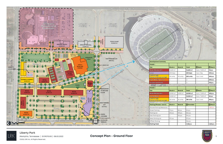 0 Central Ave, Memphis, TN for lease - Site Plan - Image 2 of 11