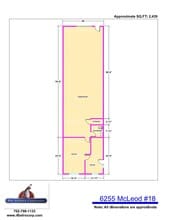 6255 McLeod Dr, Las Vegas, NV for lease Floor Plan- Image 1 of 9