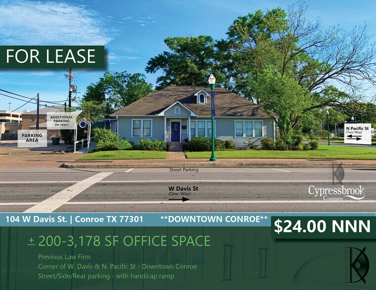 104 W Davis St, Conroe, TX for sale - Building Photo - Image 1 of 1