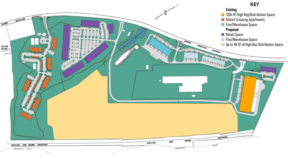 703 Daniel Webster Hwy, Merrimack, NH for lease - Site Plan - Image 2 of 18