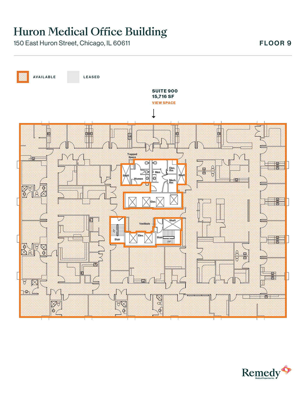 150 E Huron St, Chicago, IL for lease Floor Plan- Image 1 of 6