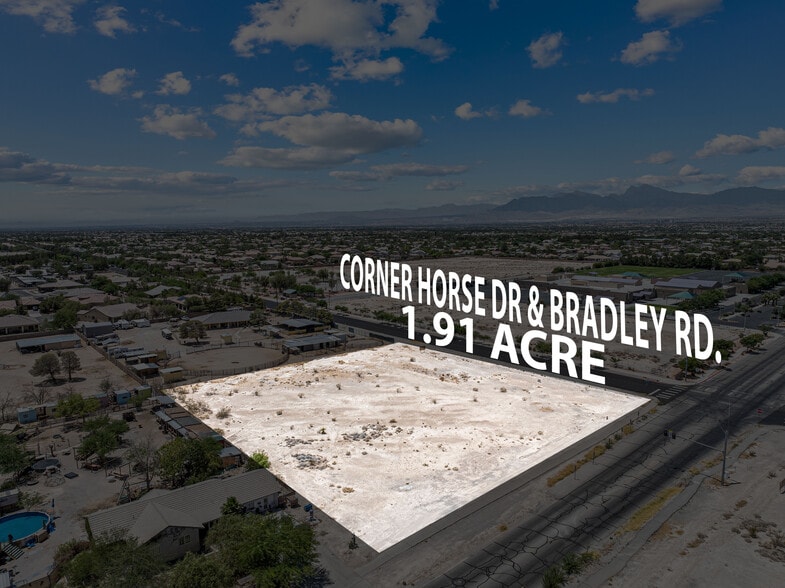Southeast Corner of Horse Drive & Bradley Rd rd, Las Vegas, NV for sale - Aerial - Image 1 of 3