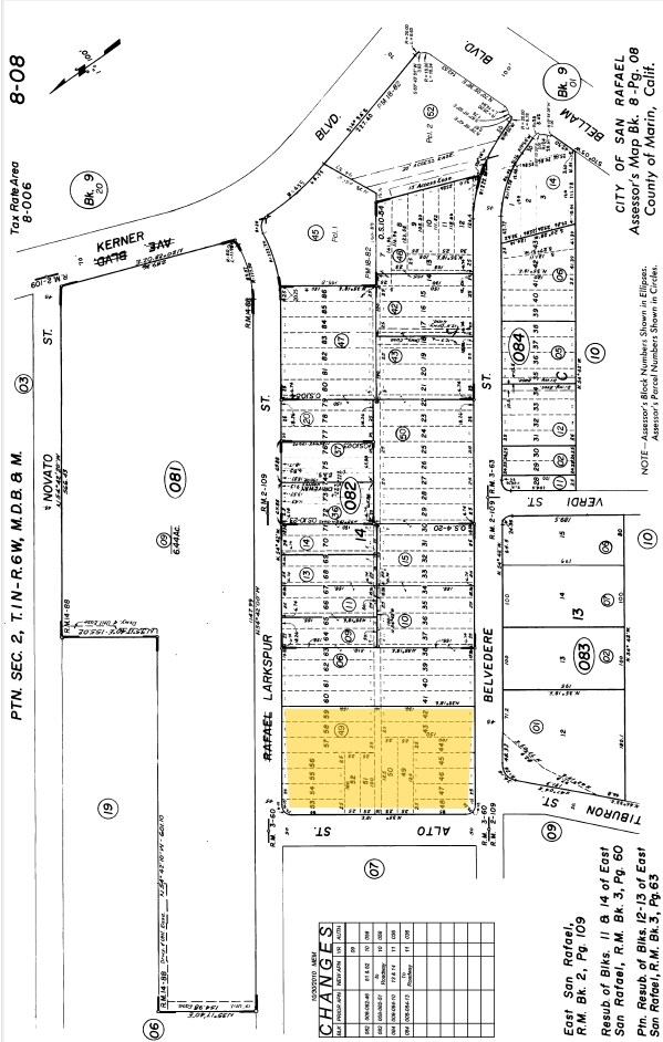 91 Larkspur St, San Rafael, CA for sale Plat Map- Image 1 of 1