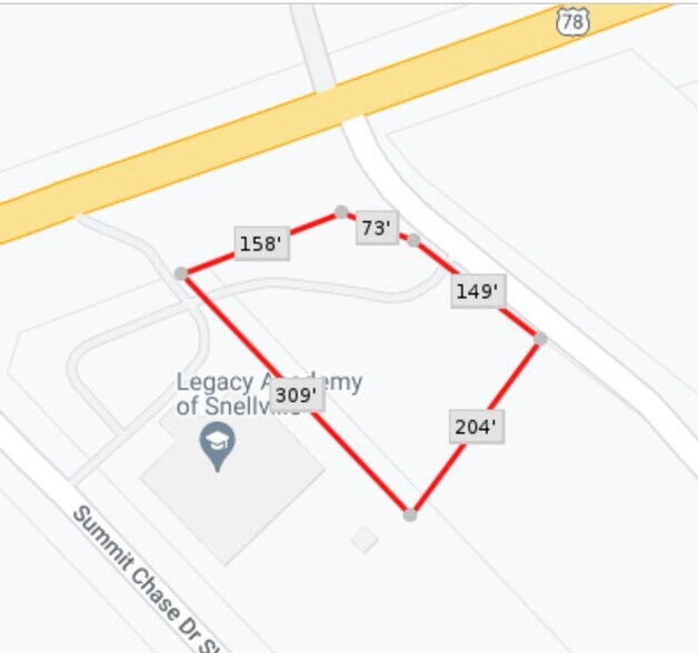 1450 Crestview Drive Southwest Dr, Snellville, GA for sale - Site Plan - Image 2 of 2