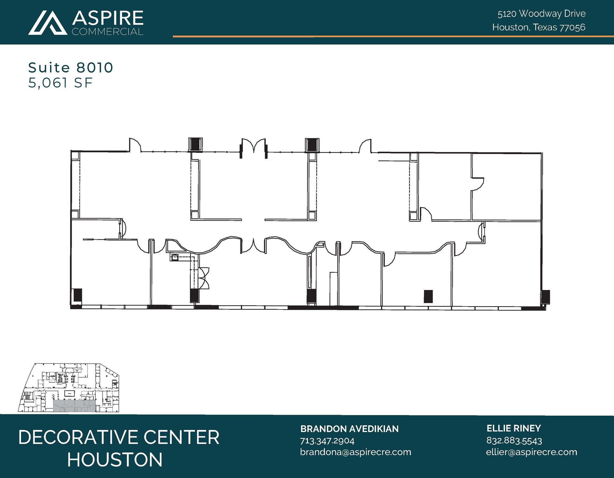 5120 Woodway Dr, Houston, TX for lease Floor Plan- Image 1 of 2