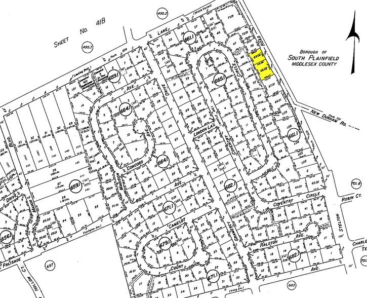 1086-1092 Stelton Rd, Piscataway, NJ for lease - Plat Map - Image 3 of 11