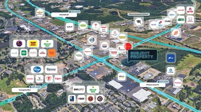 316 Stribling Ln, Brandon, MS - aerial  map view