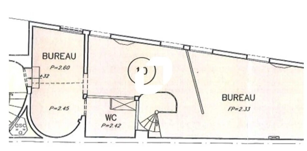 Office in Paris for lease - Floor Plan - Image 3 of 4