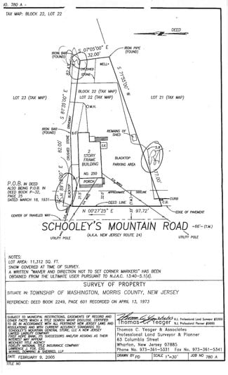 More details for 250 Schooleys Mountain Rd, Schooleys Mountain, NJ - Specialty for Sale