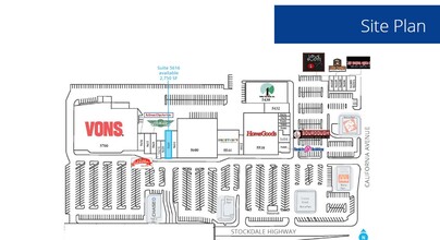 5510 Stockdale Hwy, Bakersfield, CA for lease Floor Plan- Image 1 of 1