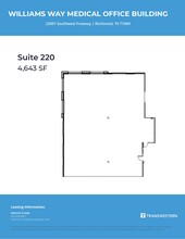 22001 Southwest Freeway, Richmond, TX for lease Floor Plan- Image 2 of 2