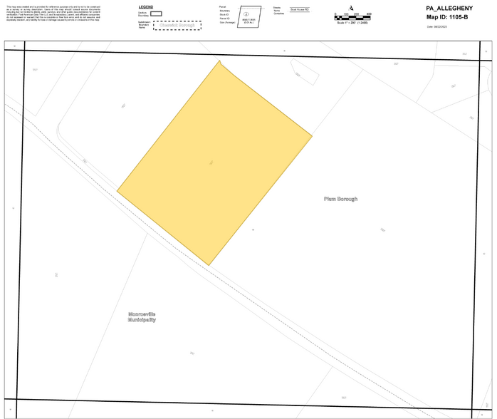 951 Old Frankstown Rd, Pittsburgh, PA for sale - Plat Map - Image 1 of 1