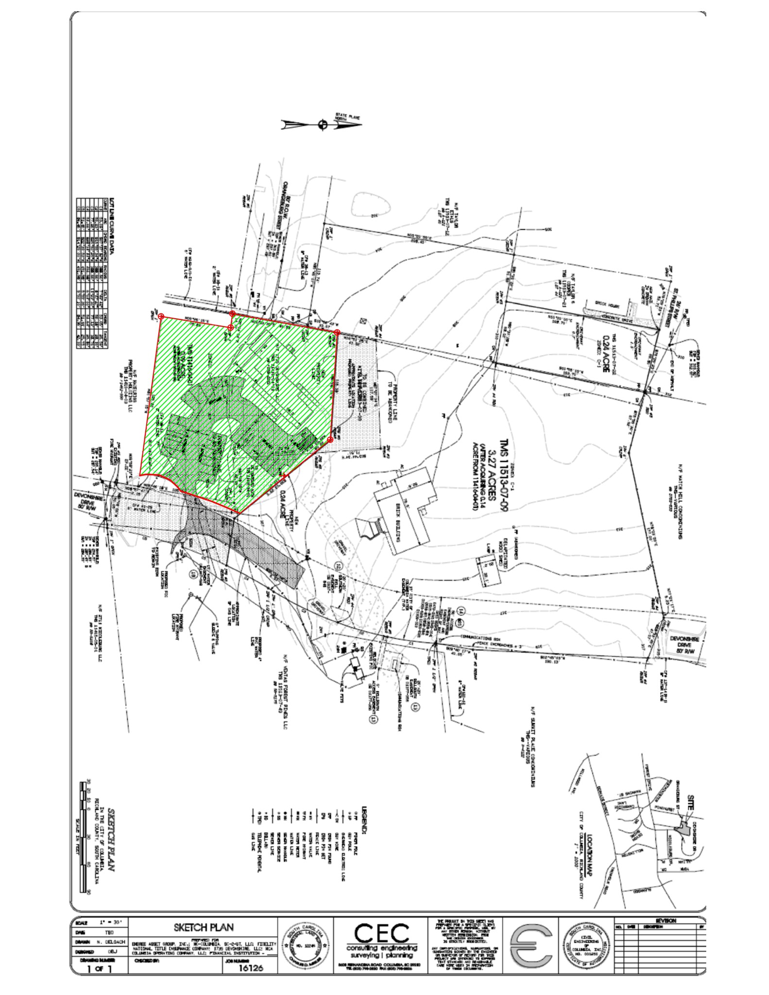 1725 Devonshire Dr, Columbia, SC for lease Site Plan- Image 1 of 1