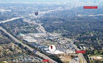 6712-6714 Charlotte Pike, Nashville, TN - aerial  map view