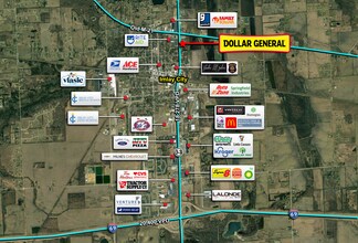 526 N Cedar St, Imlay City, MI - AERIAL map view - Image1