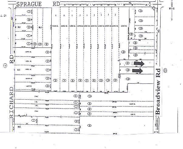 7976 Broadview Rd, Broadview Heights, OH for sale - Plat Map - Image 1 of 1