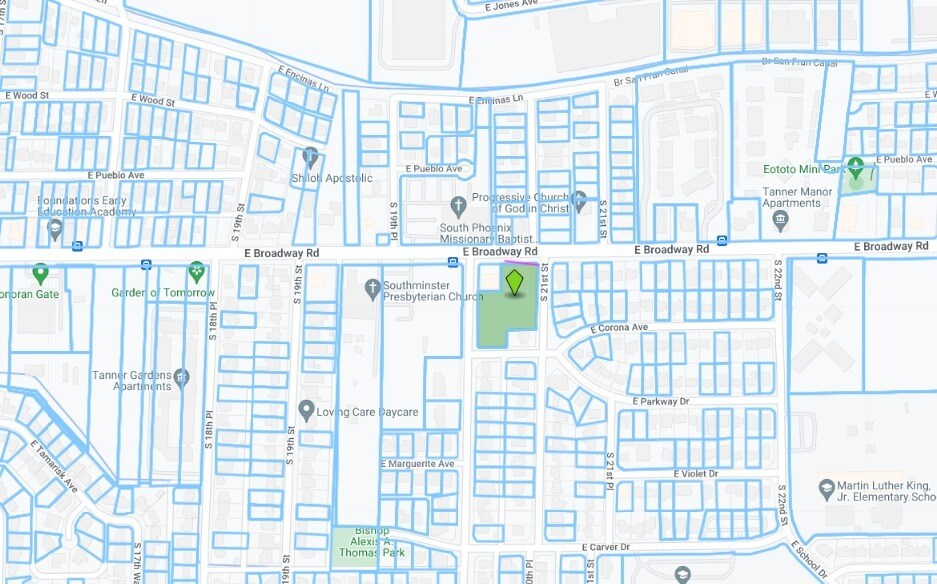 2017 E Broadway Rd, Phoenix, AZ for sale - Plat Map - Image 3 of 3