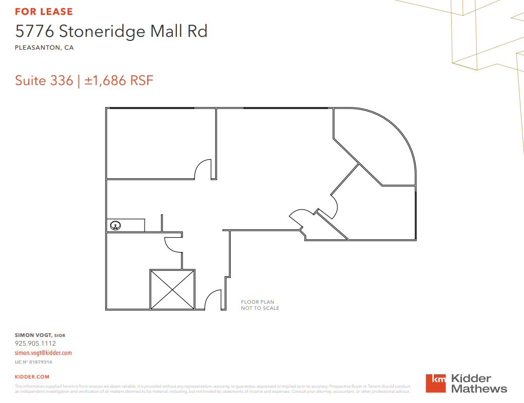 5776 Stoneridge Mall Rd, Pleasanton, CA for lease Floor Plan- Image 1 of 1