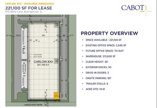 975 Belle Ln, Bolingbrook, IL for lease Floor Plan- Image 2 of 4