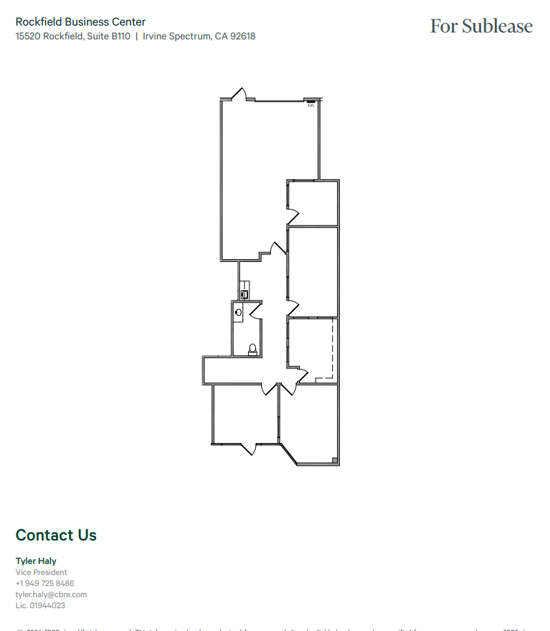 15520 Rockfield Blvd, Irvine, CA for lease Floor Plan- Image 1 of 1