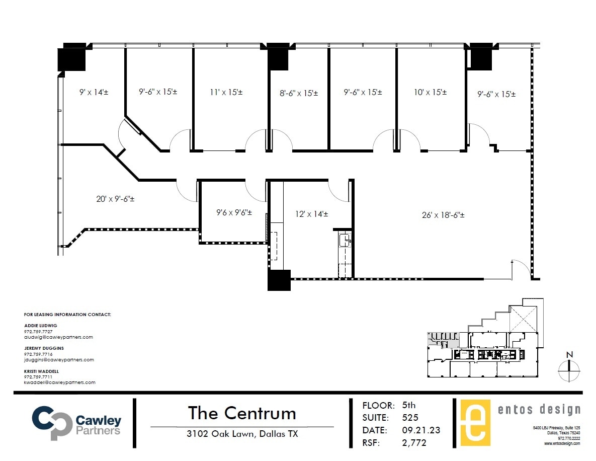 3102 Oak Lawn Ave, Dallas, TX for lease Floor Plan- Image 1 of 1