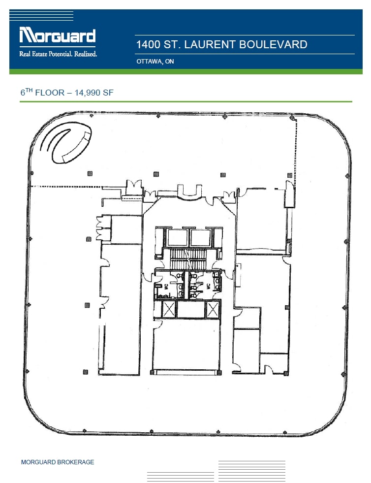 1400 St Laurent Blvd, Ottawa, ON for lease Floor Plan- Image 1 of 1