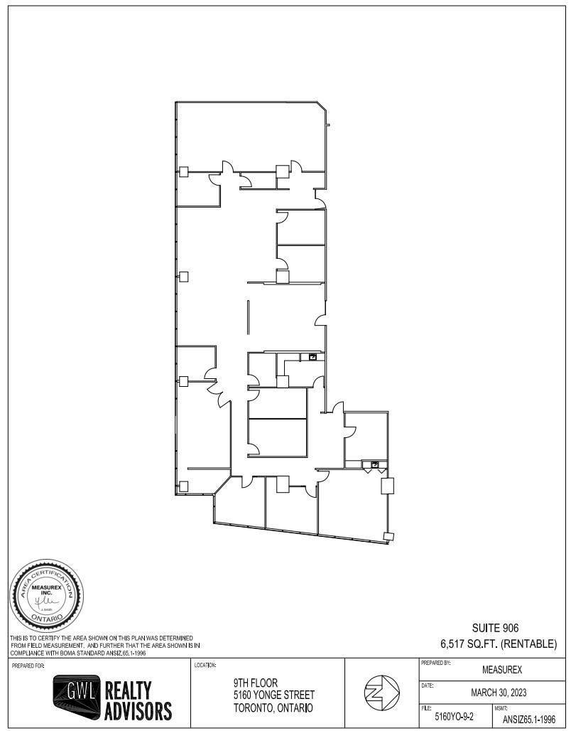 5150-5160 Yonge St, Toronto, ON for lease Floor Plan- Image 1 of 1