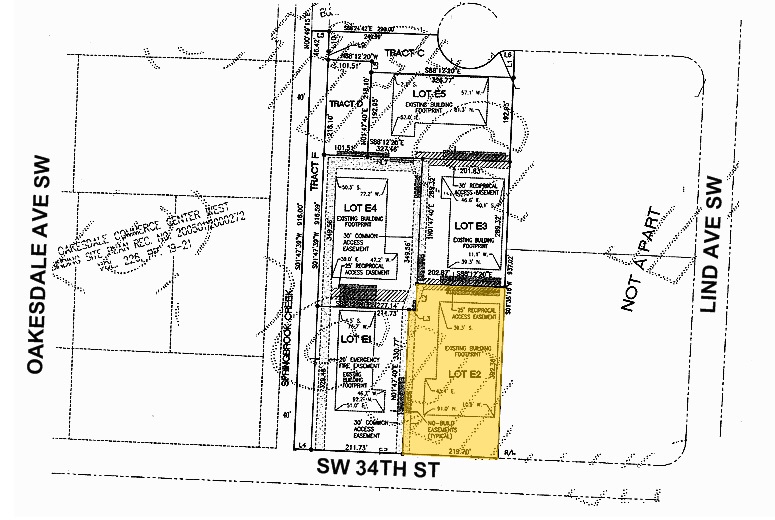 700 SW 34th St, Renton, WA for lease - Plat Map - Image 2 of 4