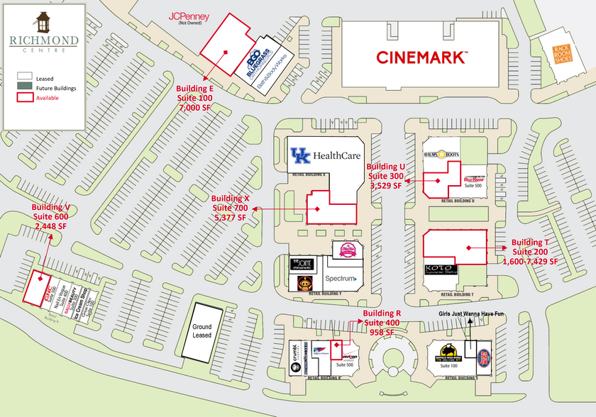 2027-2185 Barnes Mill Rd, Richmond, KY for lease - Site Plan - Image 2 of 12