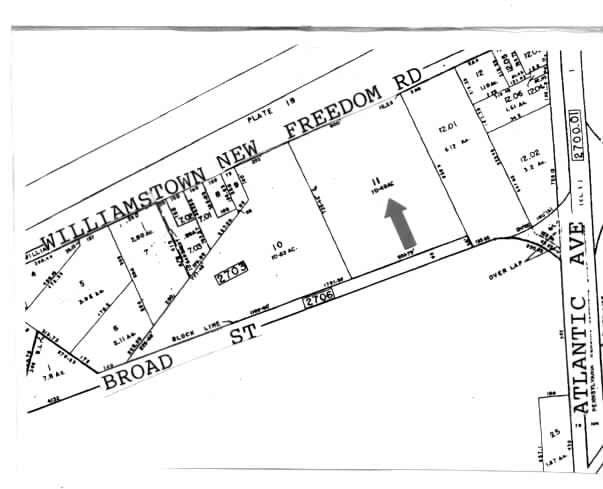 228 Williamstown Rd, Berlin, NJ for sale - Plat Map - Image 2 of 3