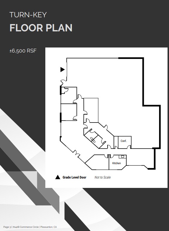 7042 Commerce Cir, Pleasanton, CA for lease Floor Plan- Image 1 of 1