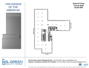 1350 Avenue of the Americas, New York, NY for lease Floor Plan- Image 2 of 2