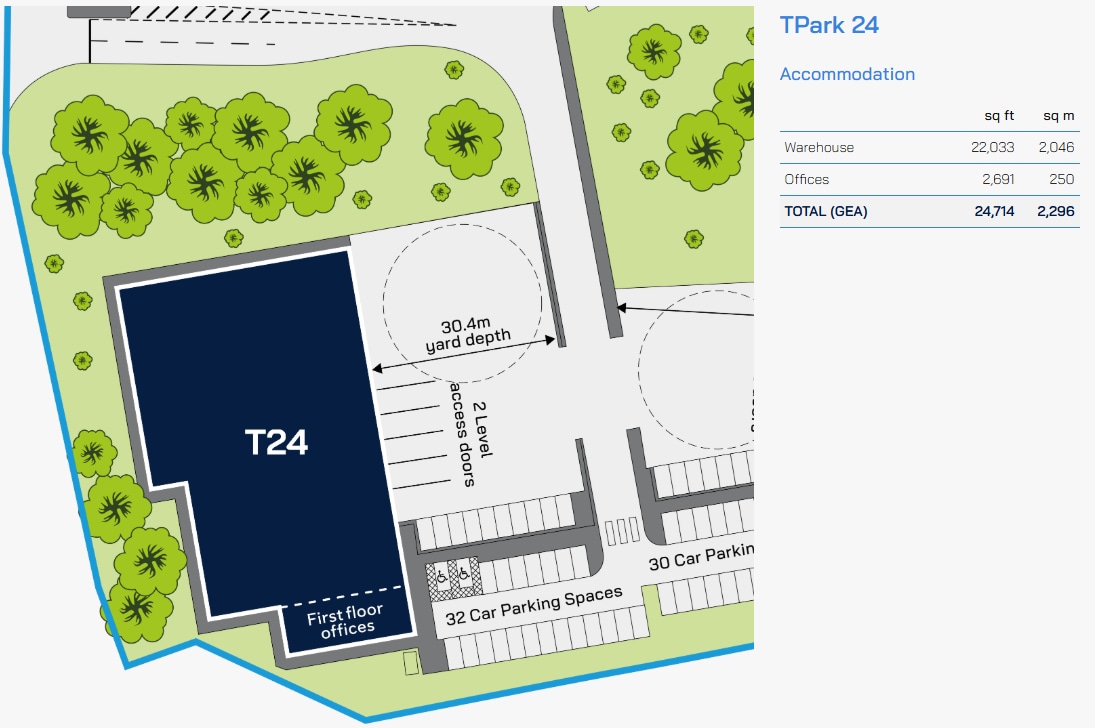 Salisbury Rd, Calmore for lease Site Plan- Image 1 of 1
