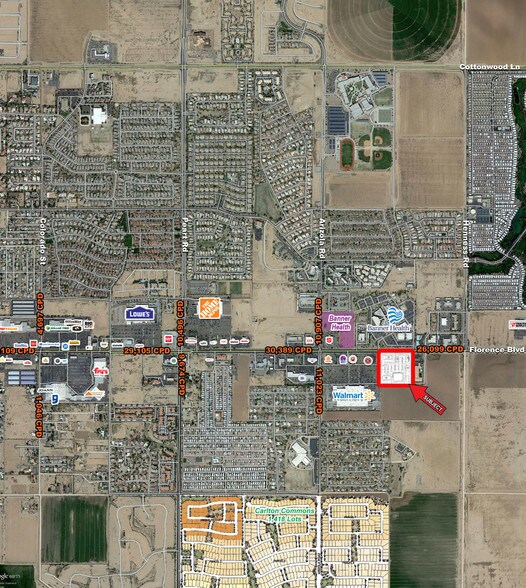 1801 E Florence Blvd, Casa Grande, AZ for sale - Aerial - Image 1 of 1