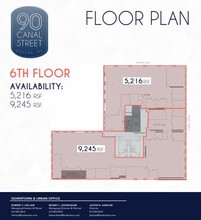 90 Canal St, Boston, MA for lease Floor Plan- Image 1 of 1