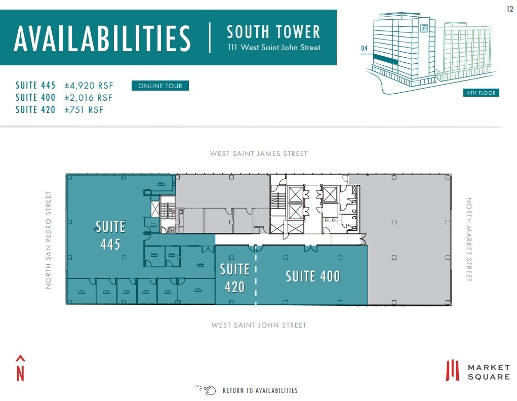 111 W Saint John St, San Jose, CA for lease Floor Plan- Image 1 of 1