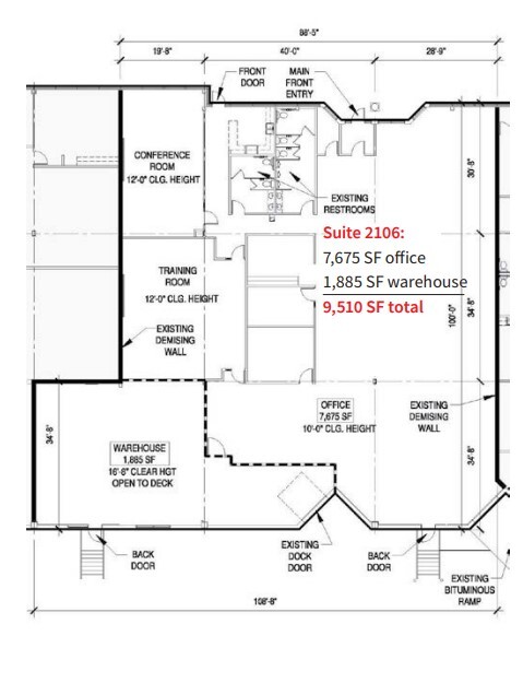 2100-2140 W County Road C, Roseville, MN for lease Floor Plan- Image 1 of 1