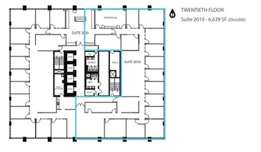 715 5 Av SW, Calgary, AB for lease Floor Plan- Image 1 of 1