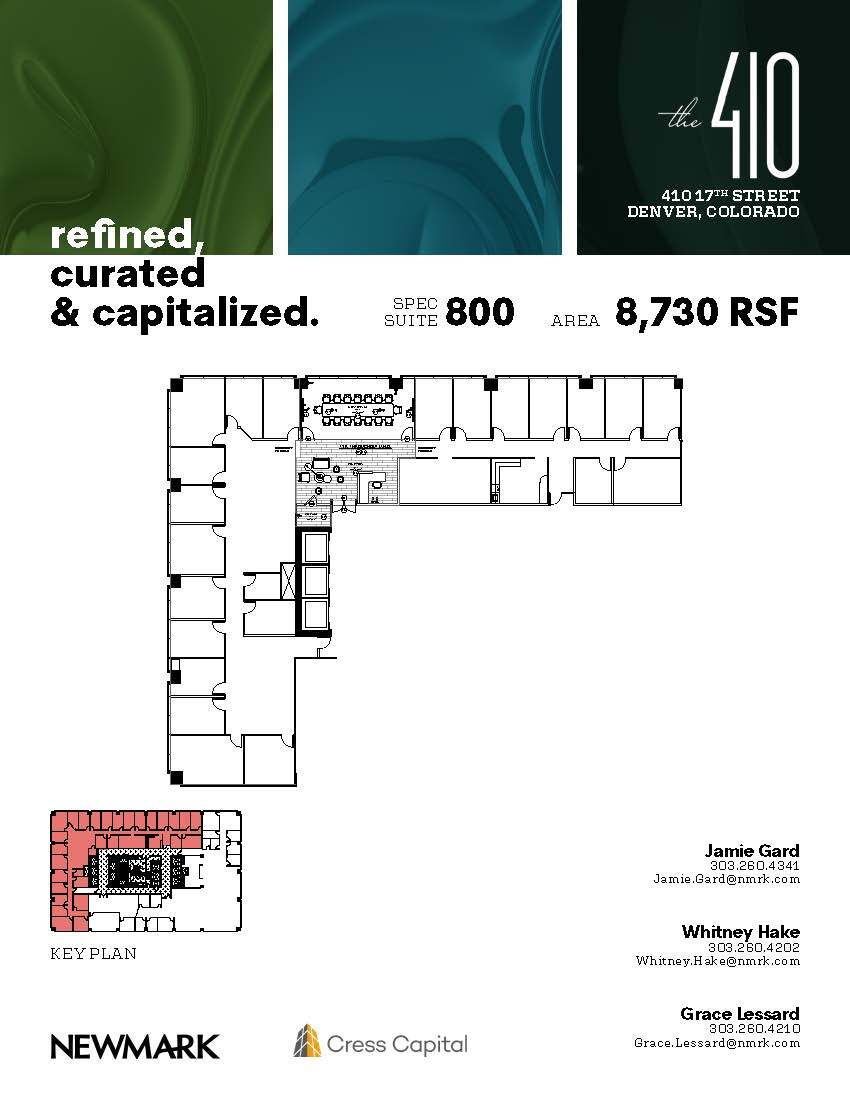 410 17th St, Denver, CO for lease Floor Plan- Image 1 of 1