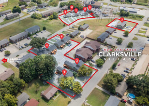 284 Rue Le Mans Dr, Clarksville, TN - aerial  map view