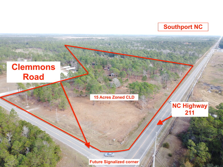 1970 Southport-Supply Rd, Bolivia, NC 28422 - 15 Acres Commercial NC ...