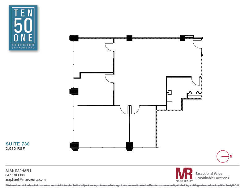 1051 Perimeter Dr, Schaumburg, IL for lease Floor Plan- Image 1 of 6